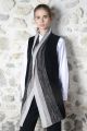 Gilet cachemire femme BAHAR multicolore noir