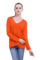 Pull yack femme HIMAL orange pop