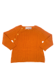 Pull cachemire orange pour enfant