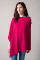 Poncho cachemire ZANZIBAR Rose sangria-Rose sangria 