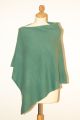 Poncho 4 fils cachemire REGLISSIE Vert amande